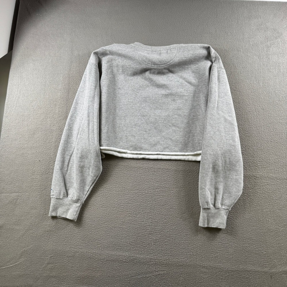 New Blue 84 Sweatshirt Women XL Gray Lake Tahoe California Bear Cropped Fleece - Picture 2 of 7